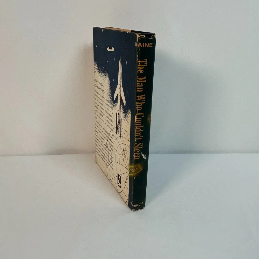 1956 The Man Who Couldn't Sleep Charles‎ Eric Maine Science Fiction Hardcover HC
